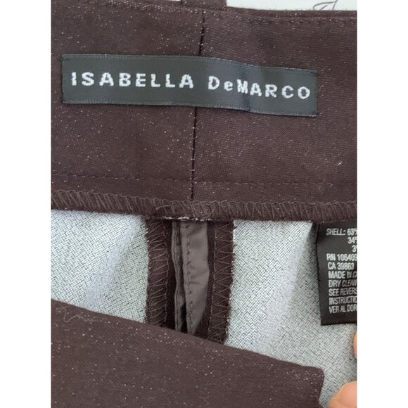 Isabella DeMarco Flare Power Suit NWT 2-Piece Size 2 & 4 Cotton Stretch 7530 - Picture 6 of 14